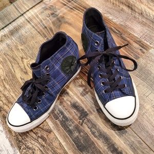 Converse Plaid Wedge Sneaker